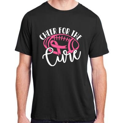 Cheer For The Cure Pink Breast Cancer Awareness  Adult ChromaSoft Performance T-Shirt