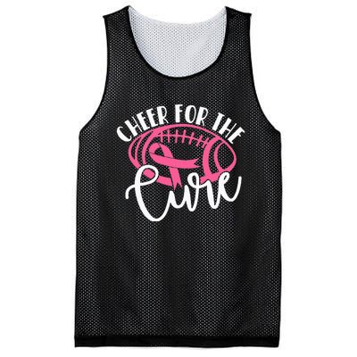 Cheer For The Cure Pink Breast Cancer Awareness  Mesh Reversible Basketball Jersey Tank