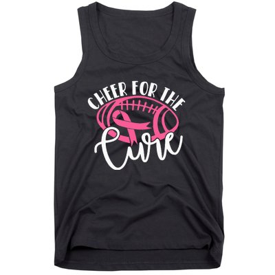 Cheer For The Cure Pink Breast Cancer Awareness  Tank Top