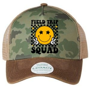 Checkered Field Trip Squad Smiley Face Legacy Tie Dye Trucker Hat