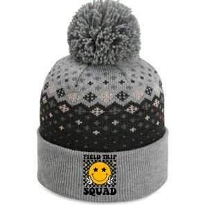 Checkered Field Trip Squad Smiley Face The Baniff Cuffed Pom Beanie