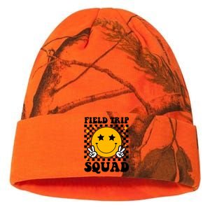 Checkered Field Trip Squad Smiley Face Kati Licensed 12" Camo Beanie