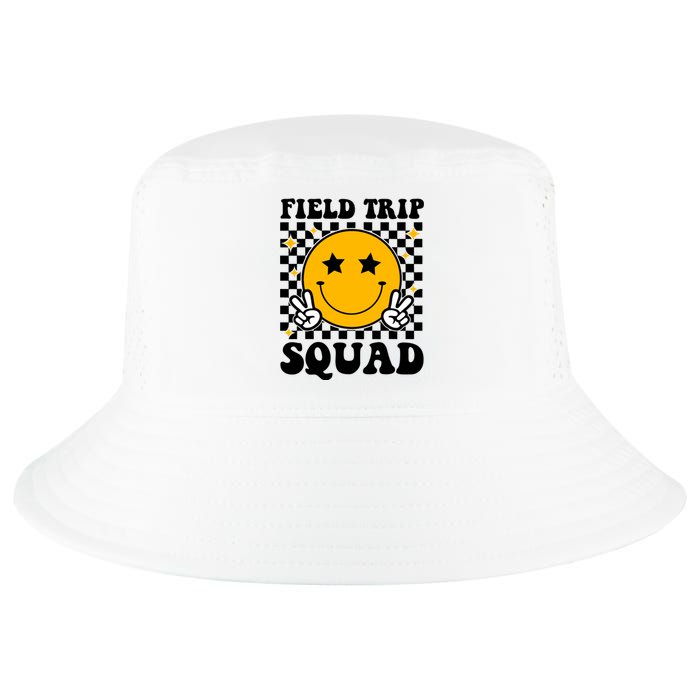 Checkered Field Trip Squad Smiley Face Cool Comfort Performance Bucket Hat