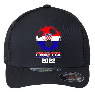 Croatia Football Team - Croatian Flag Football Soccer Fans Flexfit Unipanel Trucker Cap