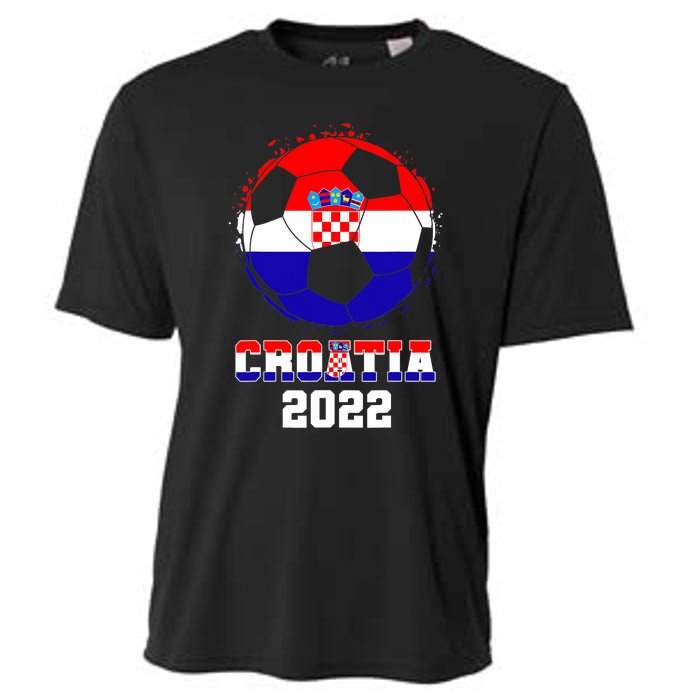 Croatia Football Team - Croatian Flag Football Soccer Fans Cooling Performance Crew T-Shirt