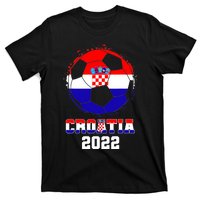 Croatia Football Team - Croatian Flag Football Soccer Fans T-Shirt