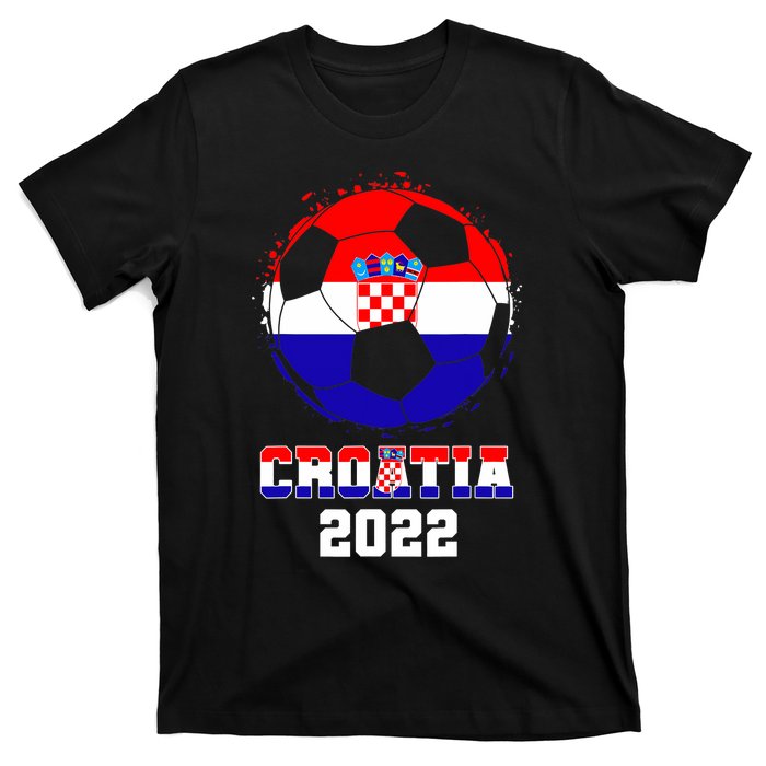 Croatia Football Team - Croatian Flag Football Soccer Fans T-Shirt