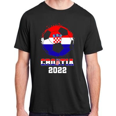 Croatia Football Team - Croatian Flag Football Soccer Fans Adult ChromaSoft Performance T-Shirt