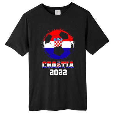 Croatia Football Team - Croatian Flag Football Soccer Fans Tall Fusion ChromaSoft Performance T-Shirt