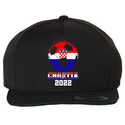 Croatia Football Team - Croatian Flag Football Soccer Fans Wool Snapback Cap