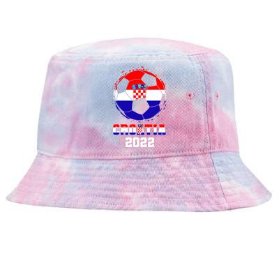 Croatia Football Team - Croatian Flag Football Soccer Fans Tie-Dyed Bucket Hat