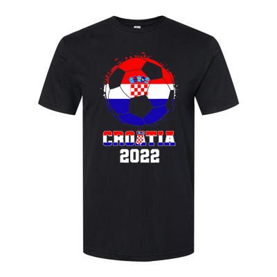 Croatia Football Team - Croatian Flag Football Soccer Fans Softstyle CVC T-Shirt