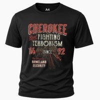 Cherokee Fighting Terrorism Since 1492 Native American Cooling Performance Crew T-Shirt