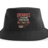 Cherokee Fighting Terrorism Since 1492 Native American Sustainable Bucket Hat