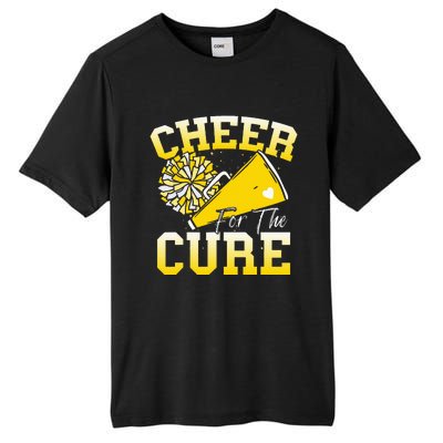 Cheer For The C.U.R.E Sport Childhood Cancer Awareness Cheer Tall Fusion ChromaSoft Performance T-Shirt