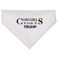 Cowgirls For Trump 2024 USA-Made Doggie Bandana