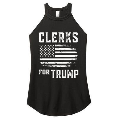 Clerks For Trump Meaningful Gift Women's Perfect Tri Rocker Tank