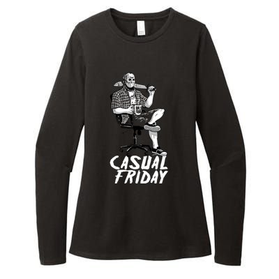 Casual Friday The 13th Womens CVC Long Sleeve Shirt