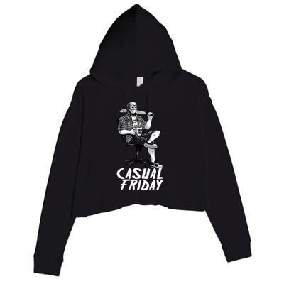 Casual Friday The 13th Crop Fleece Hoodie