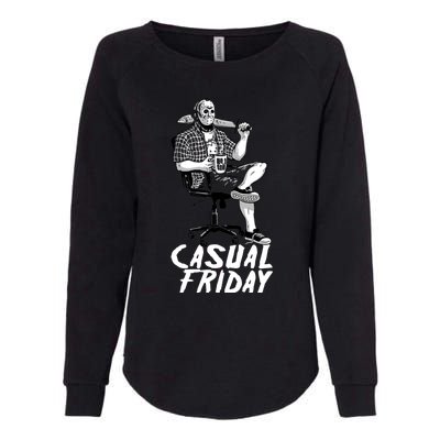 Casual Friday The 13th Womens California Wash Sweatshirt