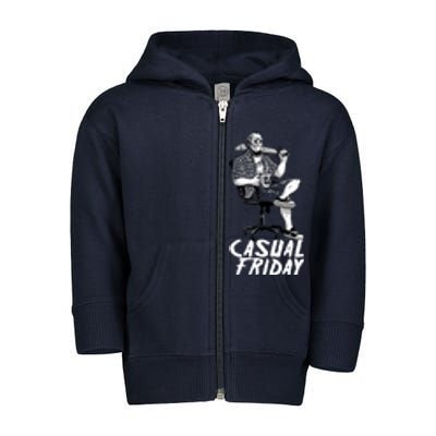 Casual Friday The 13th Toddler Zip Fleece Hoodie