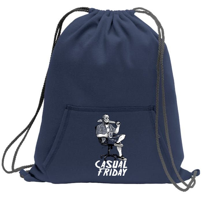 Casual Friday The 13th Sweatshirt Cinch Pack Bag