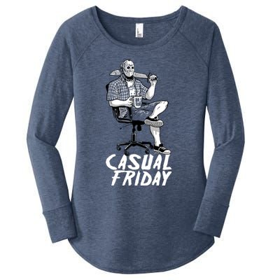 Casual Friday The 13th Women's Perfect Tri Tunic Long Sleeve Shirt