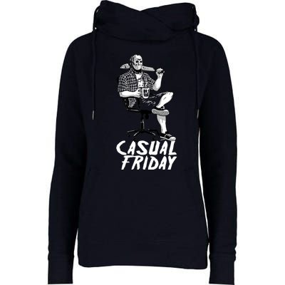 Casual Friday The 13th Womens Funnel Neck Pullover Hood