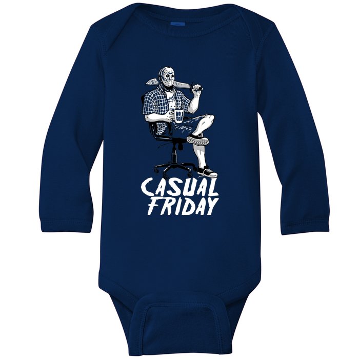 Casual Friday The 13th Baby Long Sleeve Bodysuit