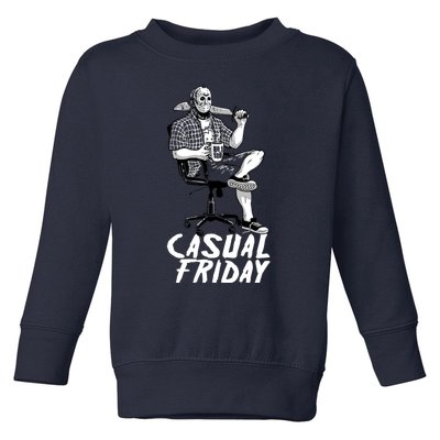 Casual Friday The 13th Toddler Sweatshirt