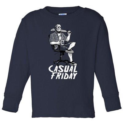 Casual Friday The 13th Toddler Long Sleeve Shirt