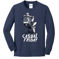 Casual Friday The 13th Kids Long Sleeve Shirt