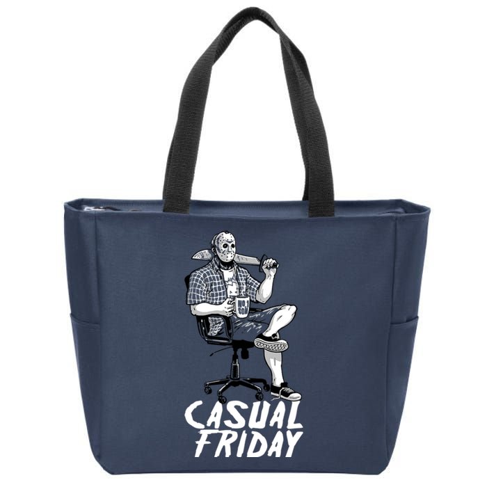 Casual Friday The 13th Zip Tote Bag