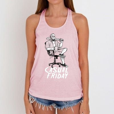 Casual Friday The 13th Women's Knotted Racerback Tank