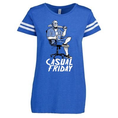 Casual Friday The 13th Enza Ladies Jersey Football T-Shirt