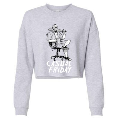 Casual Friday The 13th Cropped Pullover Crew