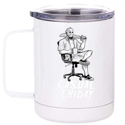 Casual Friday The 13th 12 oz Stainless Steel Tumbler Cup