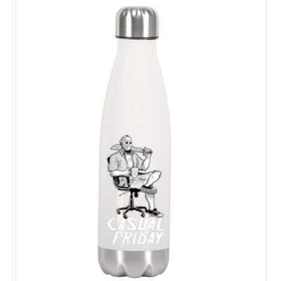 Casual Friday The 13th Stainless Steel Insulated Water Bottle