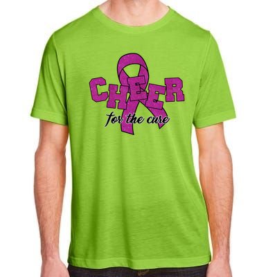 Cheer For The Cure Breast Cancer Awareness Ribbon Adult ChromaSoft Performance T-Shirt