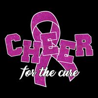Cheer For The Cure Breast Cancer Awareness Ribbon Sweatshirt