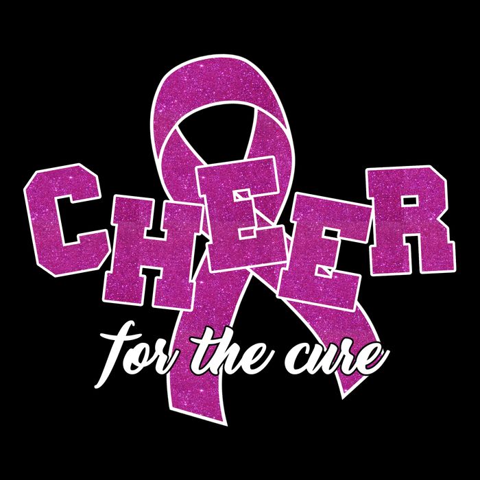 Cheer For The Cure Breast Cancer Awareness Ribbon Sweatshirt