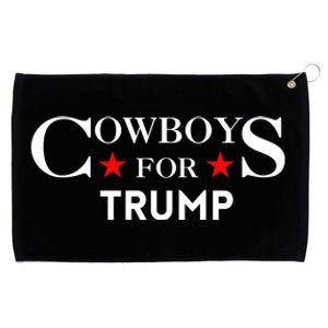 COWBOYS For Trump 2024 Grommeted Golf Towel