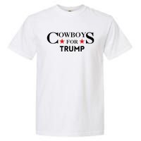 COWBOYS For Trump 2024 Garment-Dyed Heavyweight T-Shirt