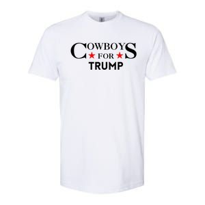 COWBOYS For Trump 2024 Softstyle CVC T-Shirt