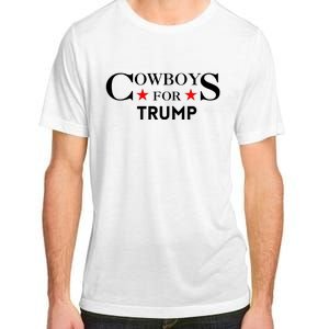 COWBOYS For Trump 2024 Adult ChromaSoft Performance T-Shirt