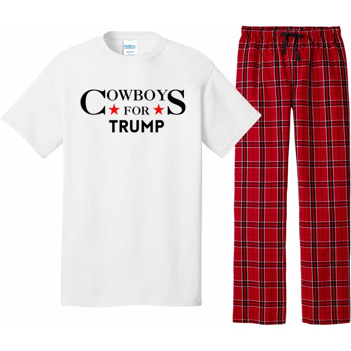 COWBOYS For Trump 2024 Pajama Set