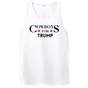 COWBOYS For Trump 2024 PosiCharge Competitor Tank