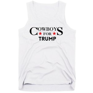 COWBOYS For Trump 2024 Tank Top