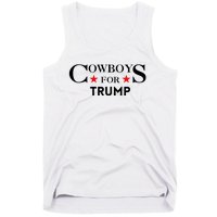 COWBOYS For Trump 2024 Tank Top