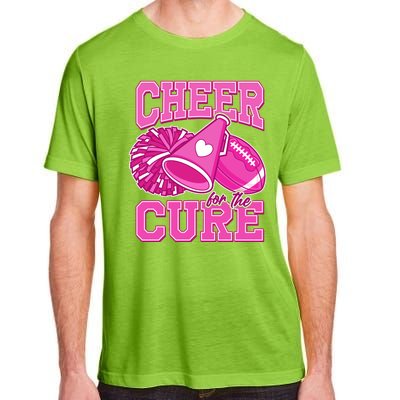 Cheer For The Cure Breast Cancer Awareness Cheerleader Adult ChromaSoft Performance T-Shirt